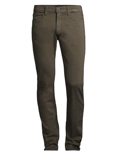 Paige Jeans Lennox Slim-fit Tapered Jeans In River Moss