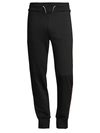 Paul Smith Jersey Side Stripe Joggers In Black