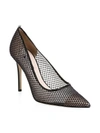 Sjp By Sarah Jessica Parker Women's Fawn Mesh Leather Pumps In Black