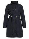 Moncler Women's Malachite Long Parka In Navy