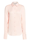 Alexander Wang T Wash & Go Button-up Blouse In Light Melon