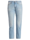 Tre By Natalie Ratabesi The Lazuli High-rise Cropped Jeans In Light Indigo