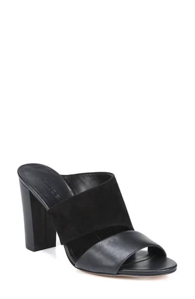 Vince Women's Hiro Leather & Suede Mules In Black
