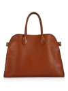 The Row Margaux 15 Leather Bag In Cognac