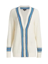 Rag & Bone Dianna Knit Wool-blend Cardigan In Chalk