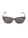 Alaïa 51mm Cat Eye Sunglasses In Brown