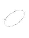 Ippolita Stella Diamond & Sterling Silver Five-stone Bangle Bracelet