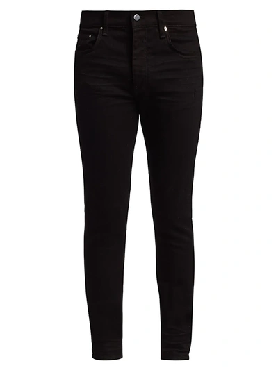 Amiri Stack Slim-fit Jeans In Black