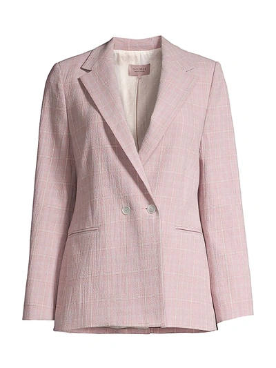 Rebecca Taylor Women's Rose Plaid Suit Jacket
