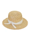 Hat Attack Women's Shady Straw Boater Hat In Natural