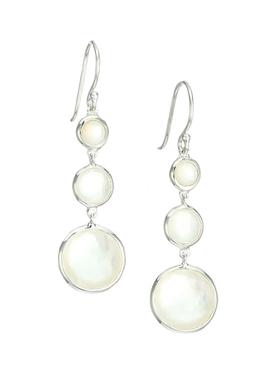 Ippolita Women's Lollipop Lollitini Sterling Silver, Mother-of-pearl & Doublet Triple-drop Earrings