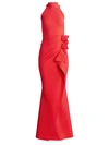 Chiara Boni La Petite Robe Gudrum Sleeveless Mermaid Gown -100% Exclusive In Geranium