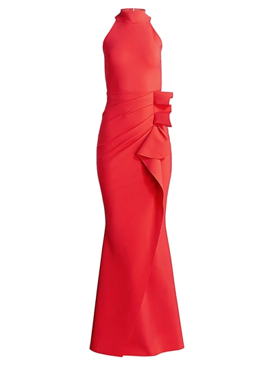 Chiara Boni La Petite Robe Gudrum Sleeveless Mermaid Gown -100% Exclusive In Geranium