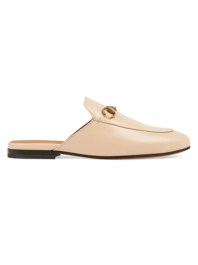 Gucci Women's Princetown Leather Slipper In Skin Rose