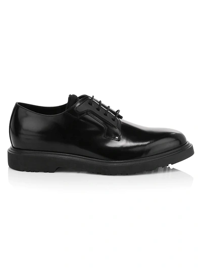 Paul Smith Mac Patent Leather Dress Shoes In Black
