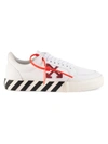 Off-white Men's Low Vulcanized Sneakers In White Violet