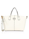 Tory Burch Women's Mcgraw Leather Tote In New Ivory