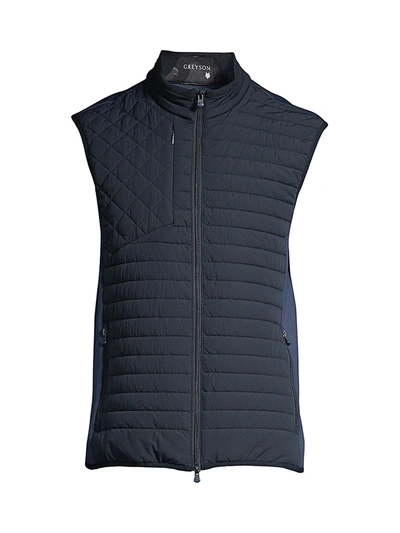 Greyson Yukon Hybrid Puffer Vest In Maltese