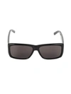 Saint Laurent 60mm Lenny Acetate Sunglasses In Black