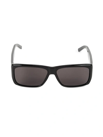 Saint Laurent 60mm Lenny Acetate Sunglasses In Black