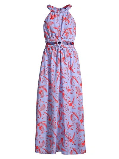 Likely Karrica Floral Dress In Periwinkle