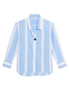 Sandro Women's Raja Stripe Shirt In Sky Blue