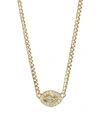 Zoë Chicco Women's Paris 14k Yellow Gold & Diamond Eye Pendant Necklace