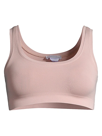 Hanro Touch Feeling Crop Top In Peony