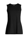 Eileen Fisher Women's System Crewneck Tank In Black