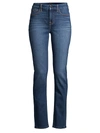 Jen7 By 7 For All Mankind Slim Straight Sculpting Jeans In Classic Medium Blue