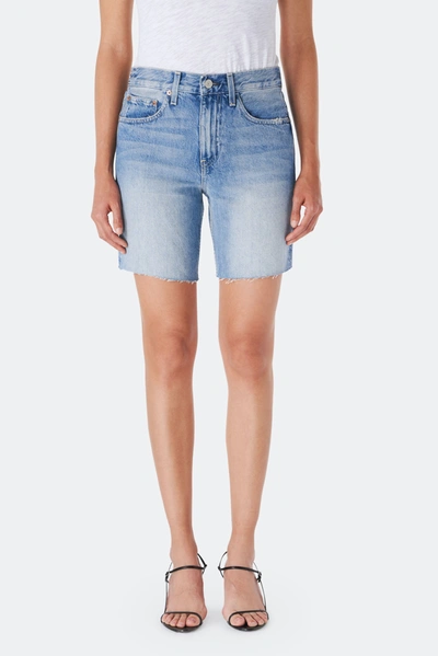 Trave Women's Emery High-rise Raw Hem Denim Shorts In Straight Shooter