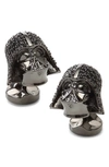 Cufflinks, Inc Star Wars Darth Vader Crystal Helmet Cufflinks In Black