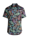 Robert Graham Men's Piston Paisley-print Stretch-cotton Shirt In Neutral