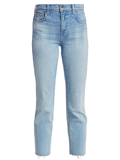 L Agence Sada High-rise Crop Slim Jeans In Bellevue