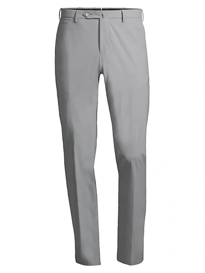 Pt01 Super-stretch Kinetic Trousers In Light Grey