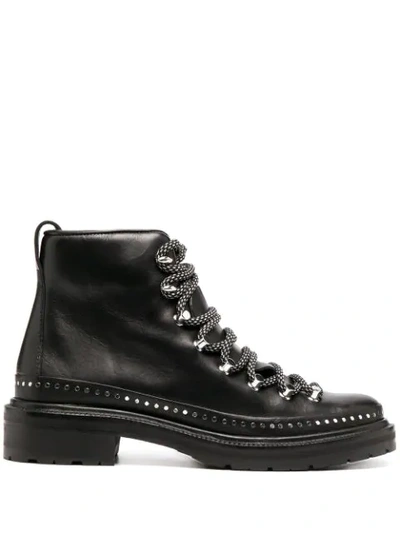 Rag & Bone Stud-embellished Combat Boots In Black