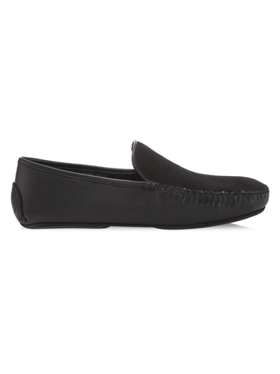 Manolo Blahnik Men's Mayfair Leather & Suede Driving Loafers In Dbrw2023dbrw2011