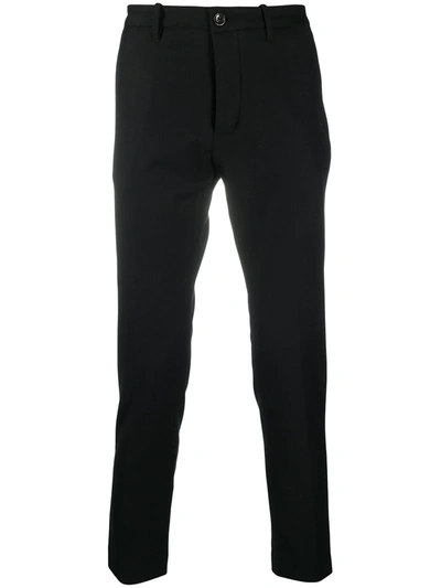 Nine In The Morning Tailored Wool-blend Trousers In Black