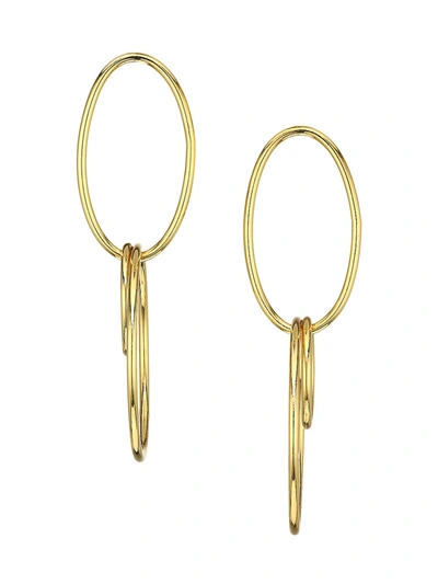 Cult Gaia Women's Mini Tria Hoop Earrings In Gold