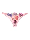 Fleur Du Mal Floral Embroidered Cheeky Panties In Sweet Pea