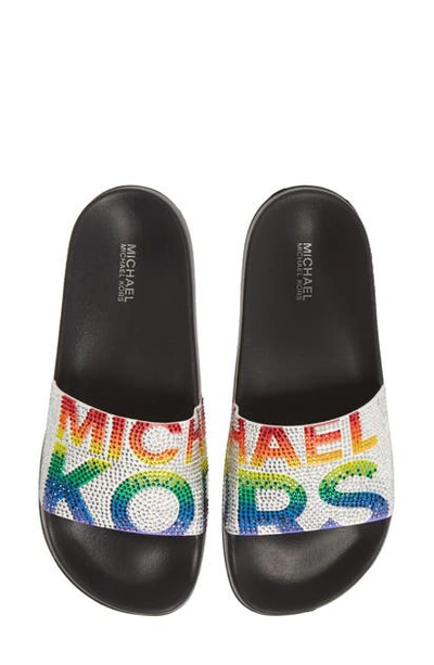 Michael Michael Kors Women s Gilmore Rainbow Crystal embellished