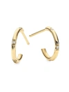 Zoë Chicco Women's 14k Yellow Gold & Diamond Huggie Hoop Earrings