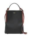 Burberry Women's Small Peggy Leather Bucket Bag In Black