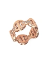 Hoorsenbuhs Women's Dame Tri-link 18k Rose Gold & Diamond Ring
