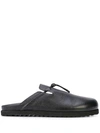 Buscemi Pietro Drawstring Slippers In Black