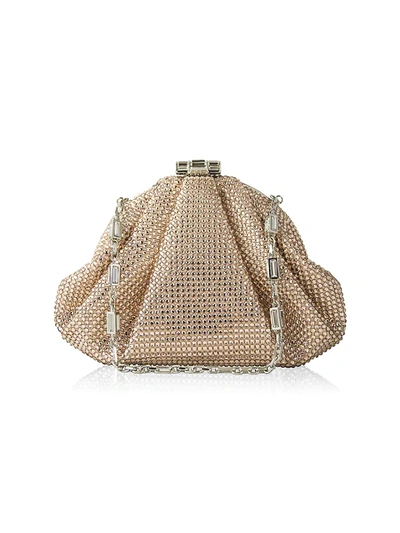 Judith Leiber Couture Enchanted Crystal Minaudiere In Champagne