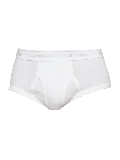 Calvin Klein 4-pack Classic Logo Briefs In White