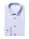 Eton Slim-fit Stripe Cotton Shirt In Blue
