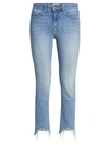 L Agence Harlem Frayed Skinny Jeans In Tahoe