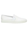 Vince Women's Blair Croc-embossed Leather Slip-on Sneakers In Optic White
